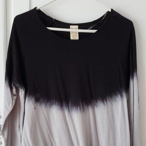 Two tone, Long Sleeve Blouse